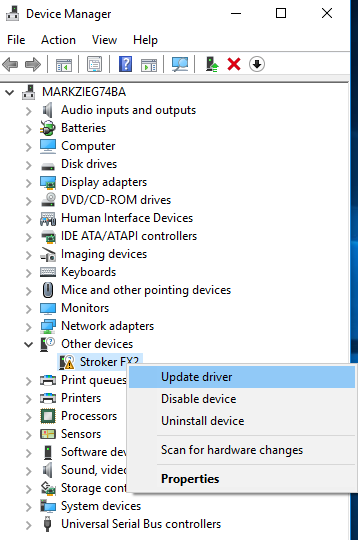 pdate Drivers